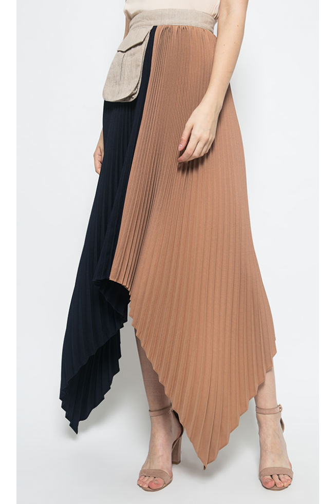 Mahameru Skirt - Blue & Brown