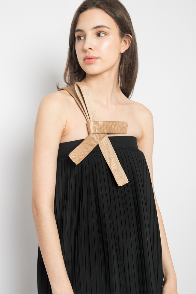 Gracie Two Tier Dress - Black